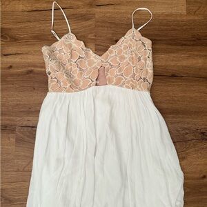 Tularosa Bryce Mini Dress in Ivory